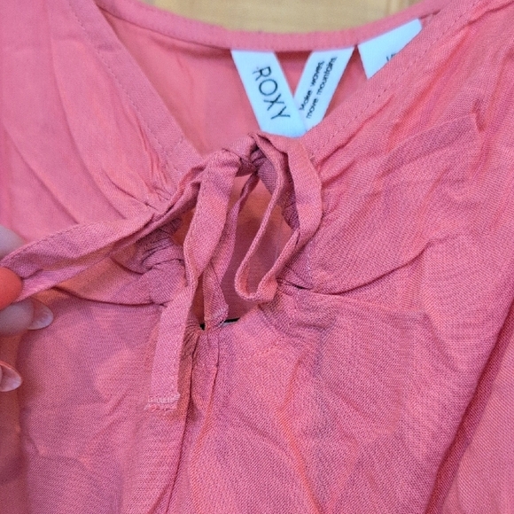 Women's Roxy Final Days Strappy Top Peach Color Lightweight Size Large - Picture 4 of 8